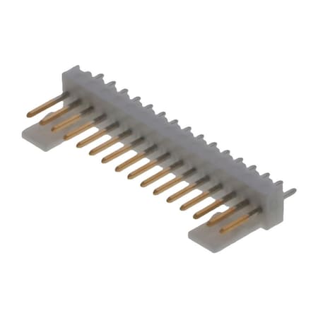 Molex Board Connector, 16 Contact(S), 1 Row(S), Male, Straight, 0.1 Inch Pitch, Solder Terminal,  22292161
